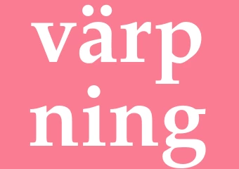 Synonym värpning