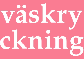Synonym väskryckning