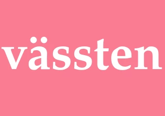 Synonym vässten