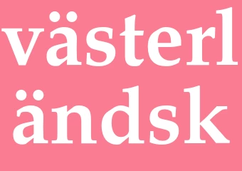 Synonym västerländsk