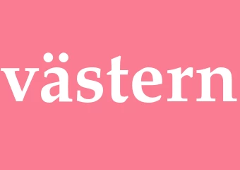 Synonym västern