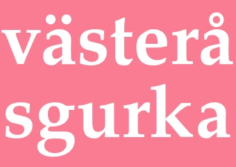 Synonym västeråsgurka