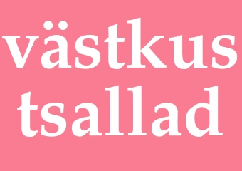 Synonym västkustsallad