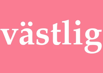 Synonym västlig