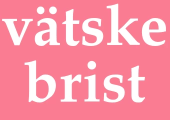 Synonym vätskebrist