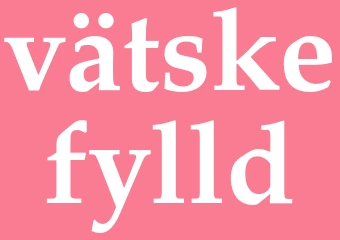 Synonym vätskefylld