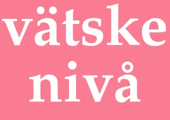 Synonym vätskenivå