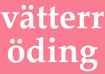 Synonym vätterröding