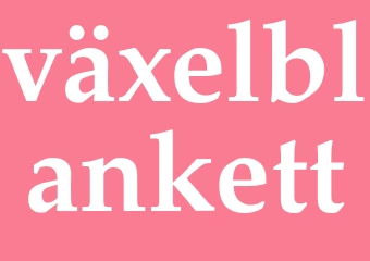 Synonym växelblankett