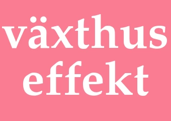 Synonym växthuseffekt