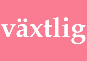 Synonym växtlig