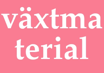 Synonym växtmaterial