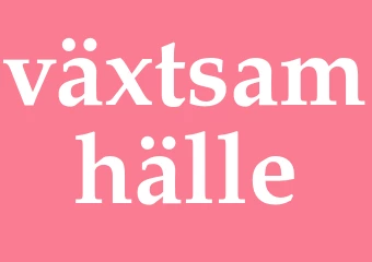 Synonym växtsamhälle