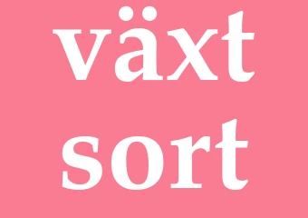 Synonym växtsort