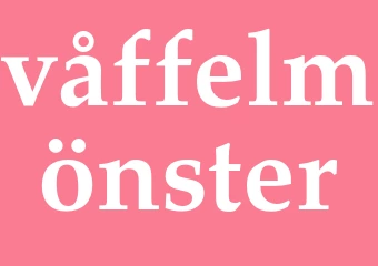 Synonym våffelmönster