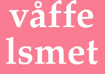 Synonym våffelsmet