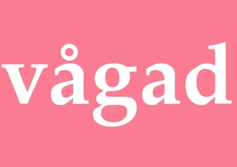 Synonym vågad