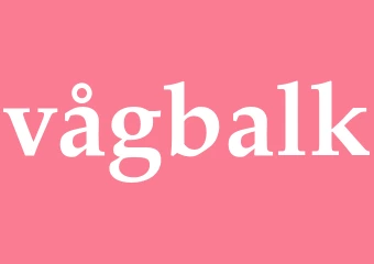 Synonym vågbalk