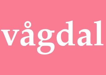 Synonym vågdal