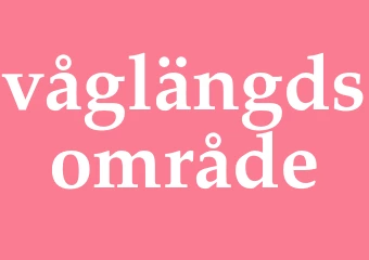 Synonym våglängdsområde