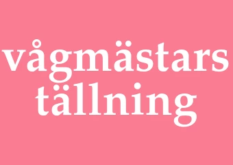 Synonym vågmästarställning