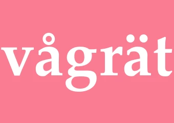 Synonym vågrät