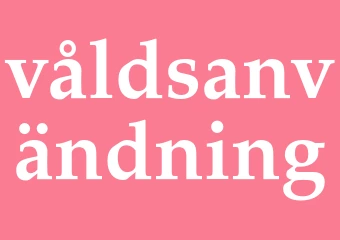Synonym våldsanvändning