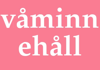 Synonym våminnehåll