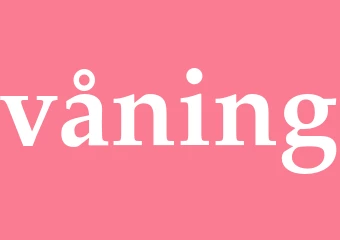 Synonym våning