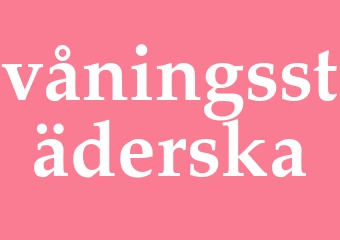 Synonym våningsstäderska