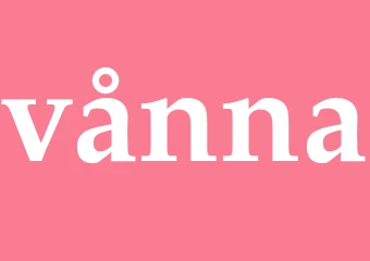 Synonym vånna