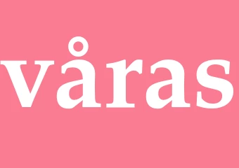 Synonym våras
