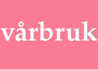 Synonym vårbruk