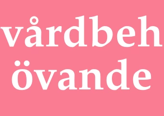 Synonym vårdbehövande