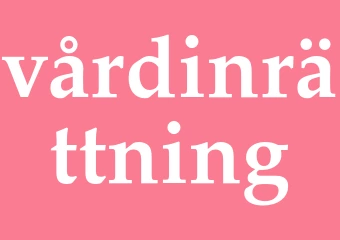 Synonym vårdinrättning