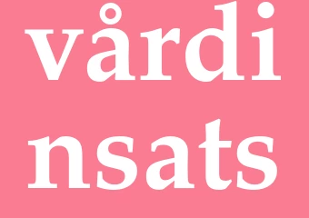 Synonym vårdinsats
