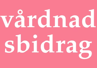 Synonym vårdnadsbidrag