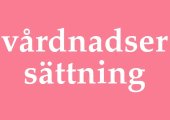 Synonym vårdnadsersättning