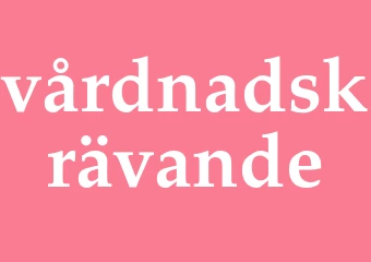 Synonym vårdnadskrävande