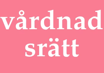 Synonym vårdnadsrätt