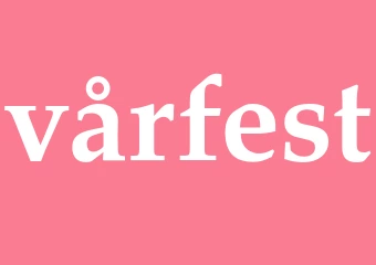 Synonym vårfest