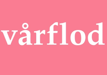 Synonym vårflod
