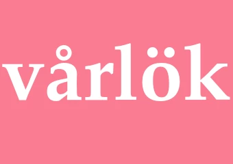 Synonym vårlök
