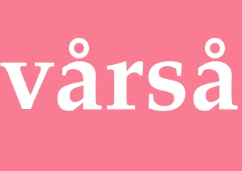 Synonym vårså