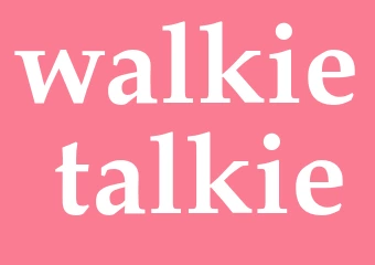 Synonym walkie-talkie