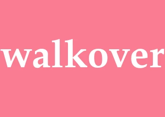 Synonym walkover