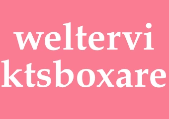 Synonym welterviktsboxare