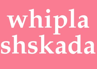 Synonym whiplashskada