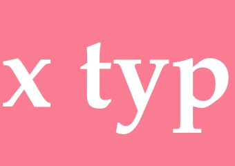Synonym x-typ