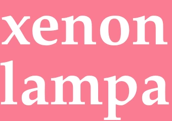 Synonym xenonlampa